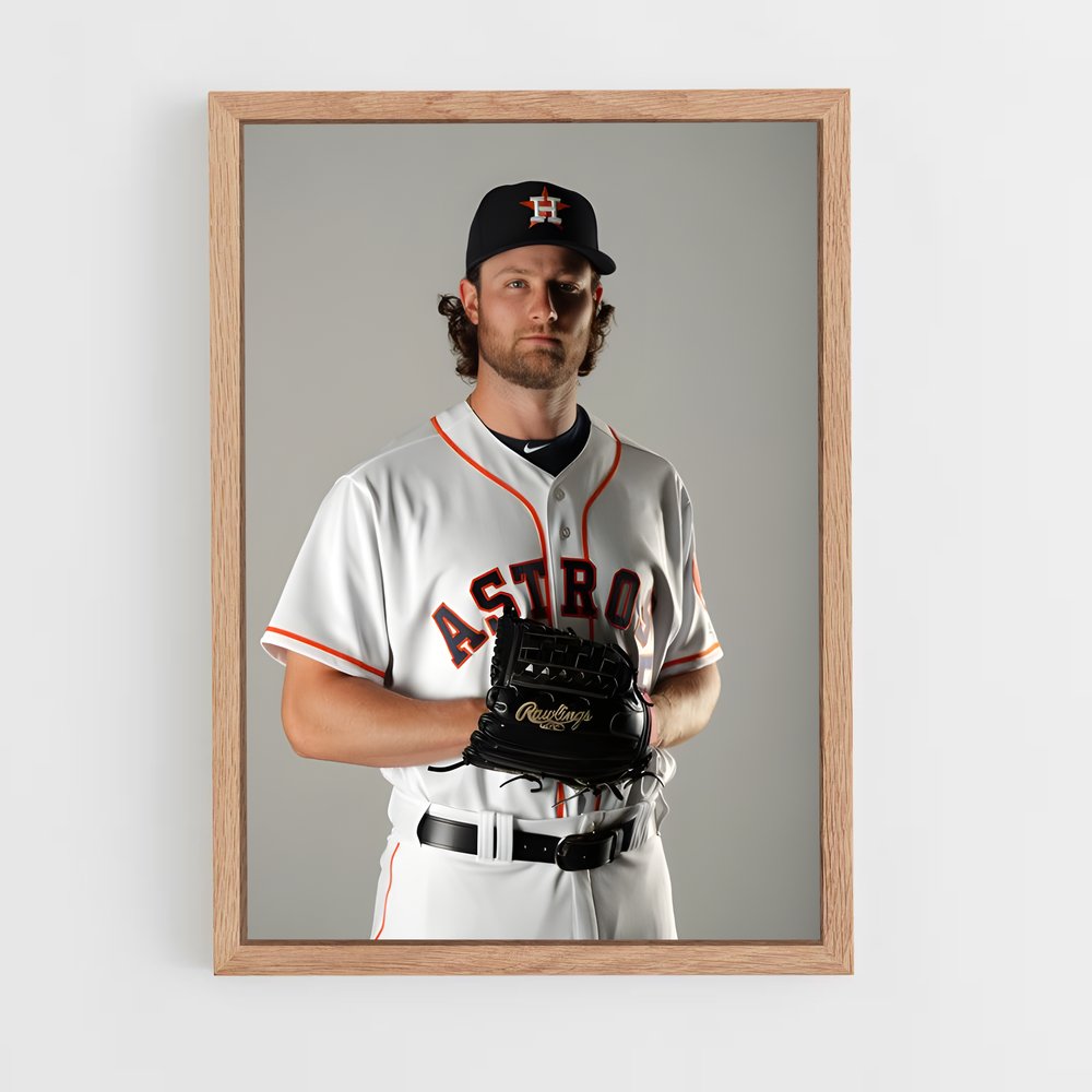 Poster Gerrit cole – affiche Baseball (vue 4)